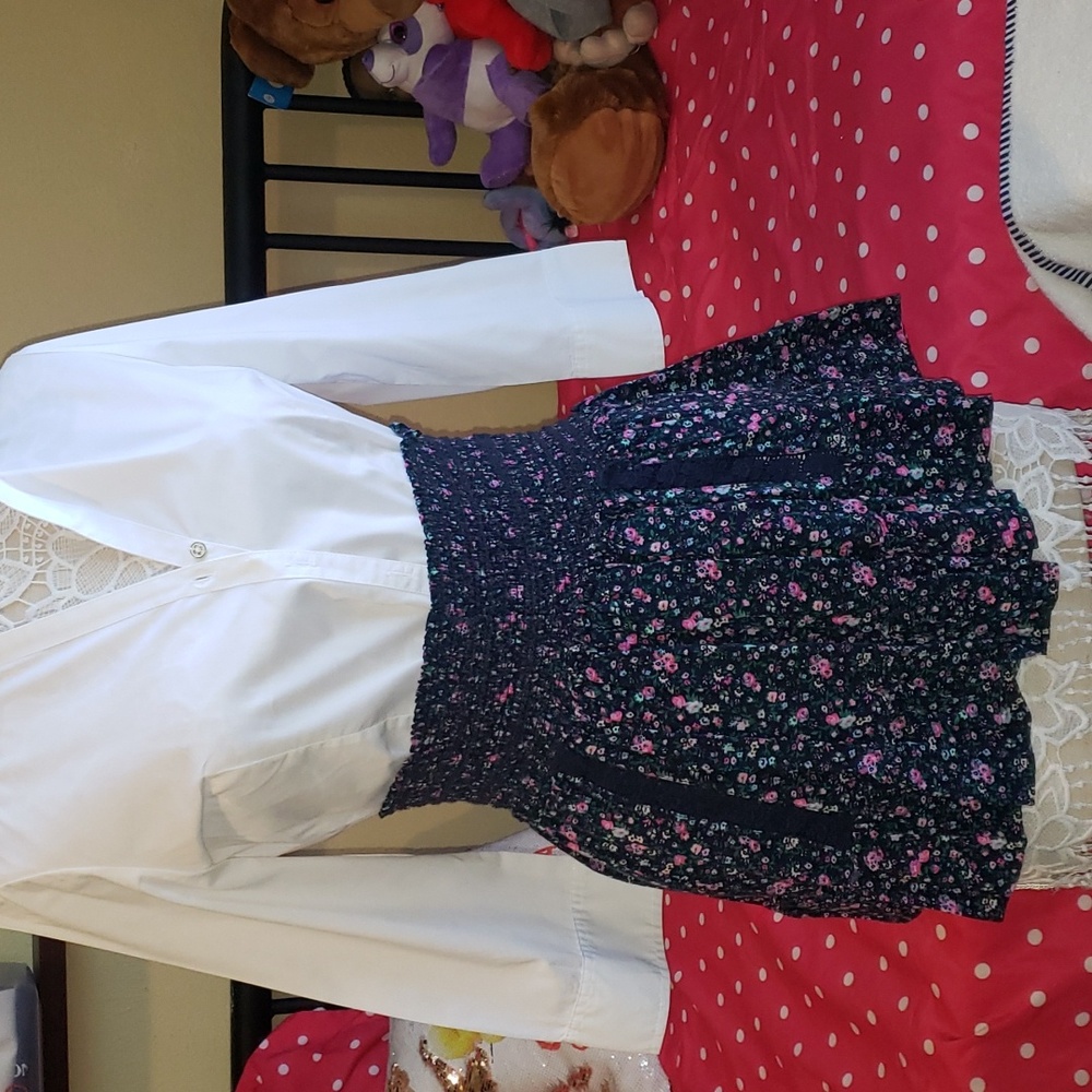 Women's/Junior's Forever 21 Flower Print Skirt